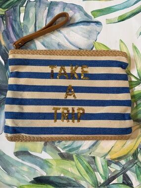 Take A Trip large wristlet